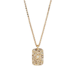 Accessories: Necklace, solstice, square