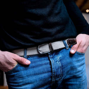 Braided Belt - Sandy Beige