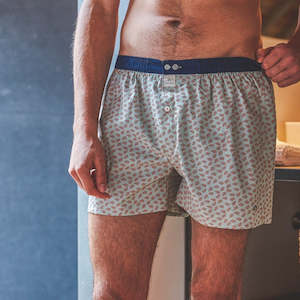 Boxer Shorts Socks: Mens Cotton Boxer Shorts - Green Jungle