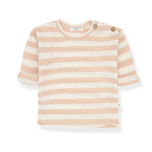 Mikel Stripped Top - Rose