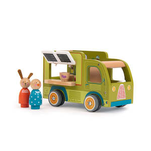 Activity Toys: Wooden La Grande Famille Food Truck