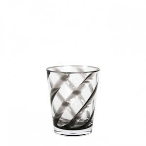 Glassware 1: Fiorira Resin Tumbler Black Swirl