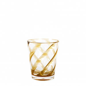 Glassware 1: Fiorira Resin Tumbler Mustard Swirl