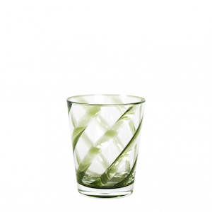 Glassware 1: Fiorira Resin Tumbler Green Swirl