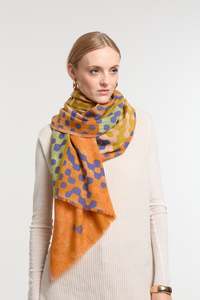 By Designer Scarves: Copper Variation Scarf