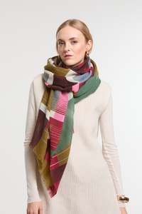 By Designer Scarves: Khaki Petra Scarf