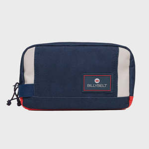 Billy Belt Wash Bag Navy, Ivory, Red