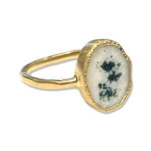 Women Over 100: Kara Ring - Moss Agate