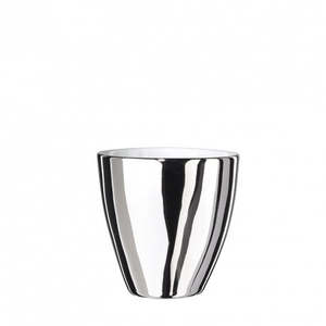 By Designer Plates Bowls: Platinum Glazed - Coffee Cup