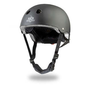 Kinderfeets: Toddler Bike Helmet - Matte Black