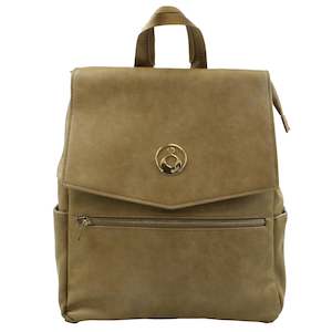 Isoki: Hartley Backpack Nappy Bag - Latte