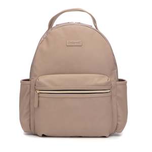 Babymel: Lola Backpack Nappy Bag Vegan Leather - Blush