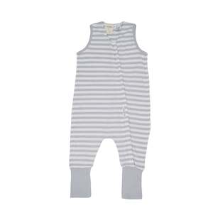 Merino 3-Seasons Sleeping Suit - Pebble
