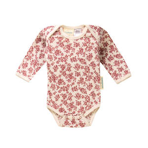 Long Sleeve Bodysuit - Rose Manuka (3-6mths)