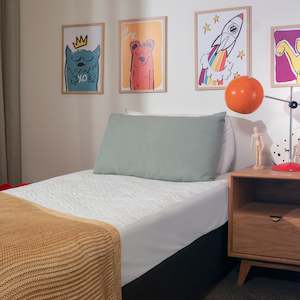 Brolly Sheets: Waterproof Mattress Protector - Fitted & Quilted - Single