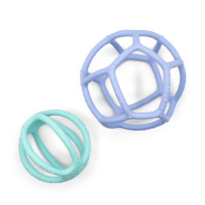 Jellystone: Sensory Ball & Fidget Ball 2pk - Soft Blue & Soft Mint