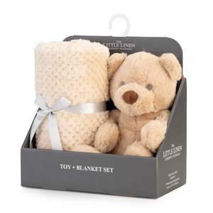 Little Linen: Plush Toy & Blanket - Nectar Bear