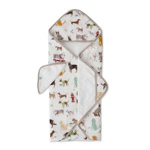 Little Unicorn: Hooded Towel & Wash Cloth - Woof