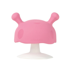 Mombella: Mushroom Teether - Pink