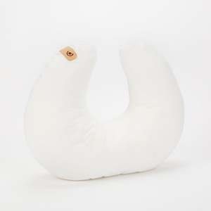 Cuddle Co: Organic Cotton Feeding & Infant Support Pillow - White