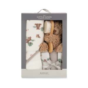 Little Linen: Bath Gift Set - Willow Bear