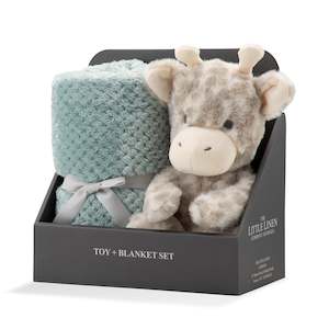 Little Linen: Plush Toy & Blanket - Savannah Giraffe