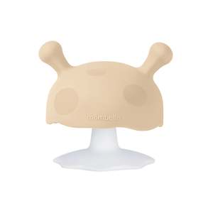Mushroom Teether - Beige