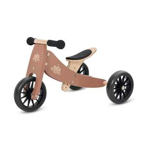 Kinderfeets: Tiny Tot Trike/Balance Bike - Mocha
