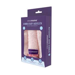 New: Bamboo Baby Washcloth 3pk - Pink