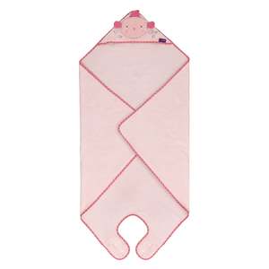 Bamboo Extra Large Apron Baby Bath Towel - Pink