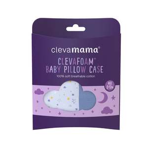 Mattresses And Protectors Baby: ClevaFoam Baby Pillow Case - Blue