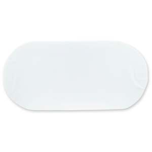 Baby First: Bassinet Rounded Foam Mattress (88 x 48 x 4cm) - Fits Zummi By My Side Bedside Sleeper