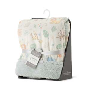 Little Linen: Baby Snuggle Blanket - Savanna Giraffe