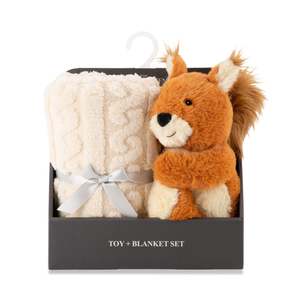 Plush Toy & Blanket - Bushland Squirrel