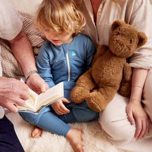 Love To Dream: Sleep Suit Warm 2.5 TOG - Pebbles Storm Blue