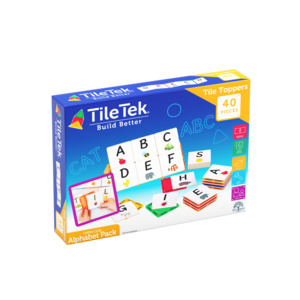 New: Tile Topper - Alphabet Upper Case Pack 40pc