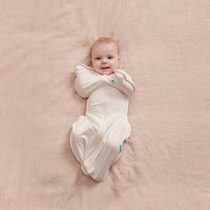 Love To Dream: Swaddle Up™ Lite 0.2 TOG - Tan Stripe