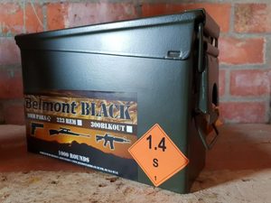 Belmont Black 9mm: Belmont Black 9mm 124gr FMJ OFC (1000)