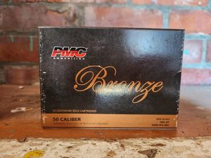 Rifle: PMC Bronze .50cal 660gr FMJ-BT (10)