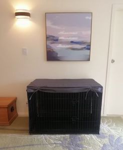 Crate and Cover Combo Beloved Pet Furniture: M - Crate & Cover Combo