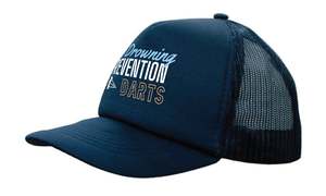 Darts Apparel: Drowning Prevention Darts Trucker Cap - Navy