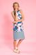 Ruby Colourblock Midi Dress Bel Vestito