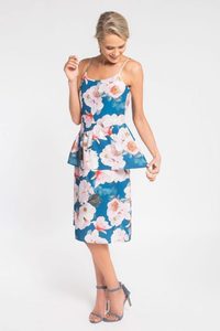 Products: Ruby Peplum Midi Dress Bel Vestito