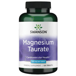 Swanson, Magnesium Taurate 100mg, 120 Tablets