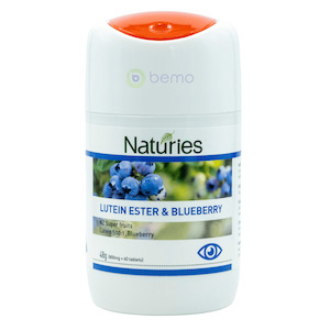 Eyes And Vision: Naturies, Lutein Ester & Blueberry, 60s
