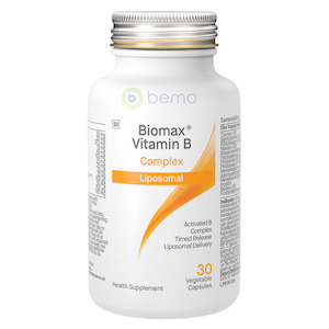 Coyne Healthcare, Biomax Activated Vitamin B Complex Liposomal, 30 Veg Caps