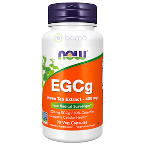 Stress Support: Now Foods, EGCg, Green Tea Extract, 400 mg, 90 Veg Capsules