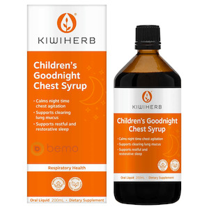 KiwiHerb, Children's Goodnight Chest Syrup, Oral Liquid 200ml