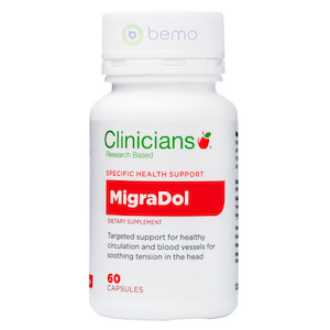 Pain Relief: Clinicians, Migradol, Caps 60