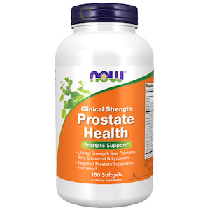Sexual Health: Now Foods, Prostate Health Clinical Strength, 180 Softgels
